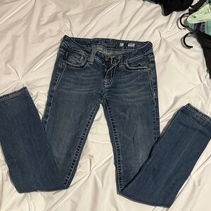 Miss Me Women's Dark Blue Skinny Jeans